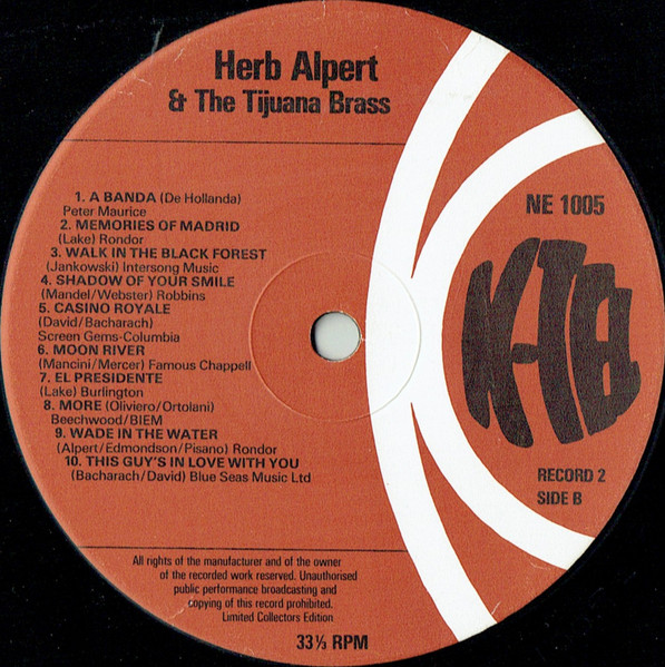 Herb Alpert & The Tijuana Brass - 40 Greatest (2xLP, Album, Comp, Ltd, RCA)