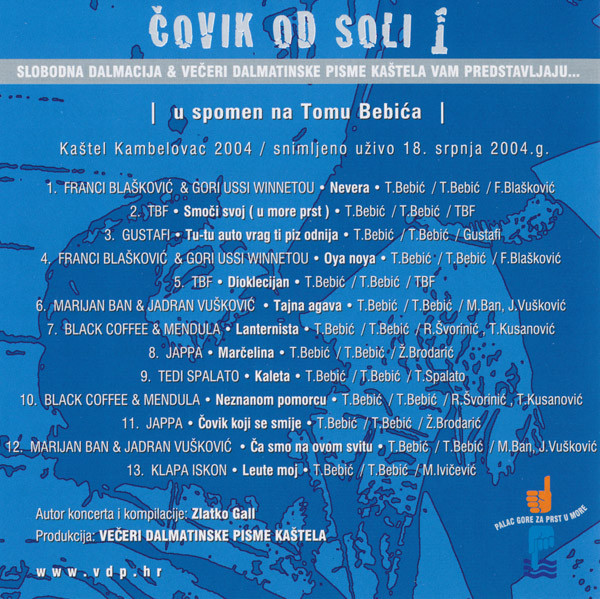 Various - ÄŒovik Od Soli 1 - U Spomen Na Tomu BebiÄ‡a (CD, Album, Comp, RE)