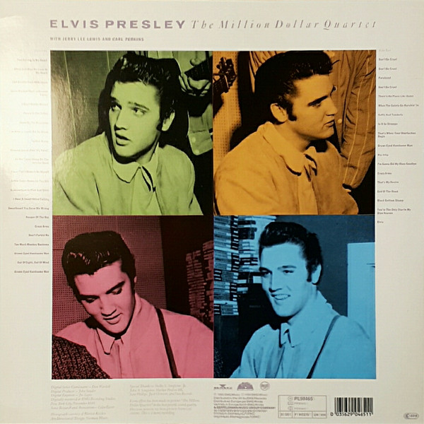 Elvis Presley With Jerry Lee Lewis And Carl Perkins - The Million Dollar Quartet (LP)