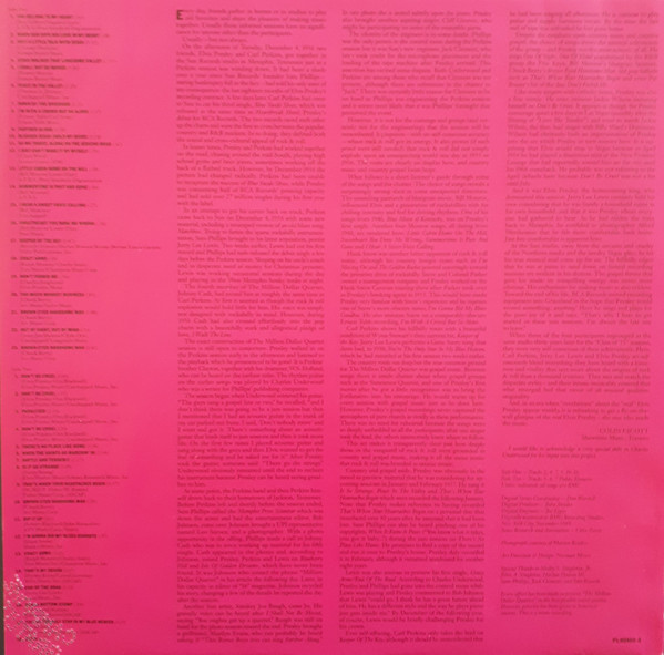 Elvis Presley With Jerry Lee Lewis And Carl Perkins - The Million Dollar Quartet (LP)