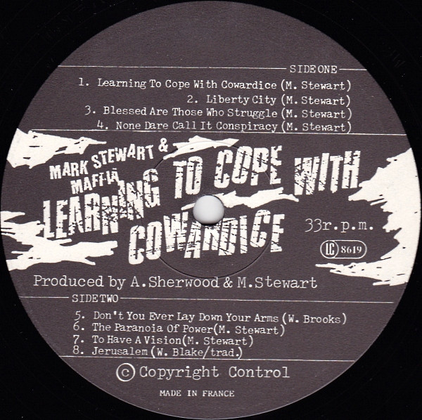 Mark Stewart + Maffia* - Learning To Cope With Cowardice (LP, Album)