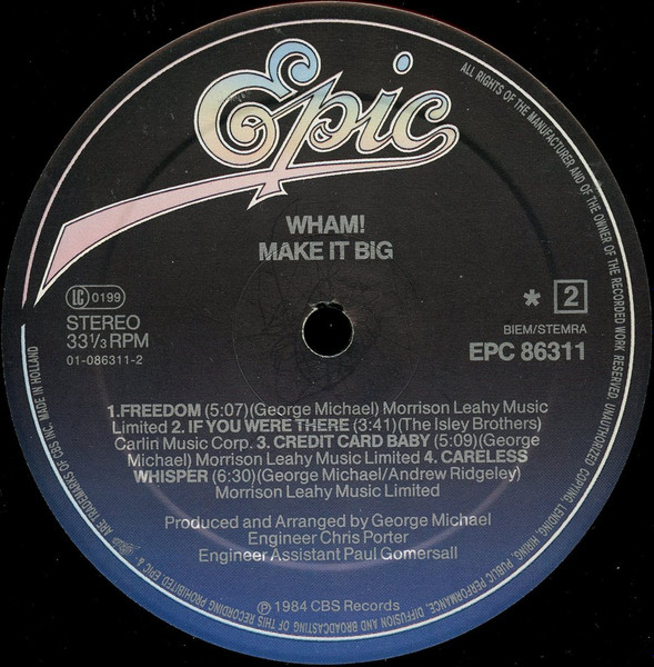 Wham! - Make It Big (LP, Album)