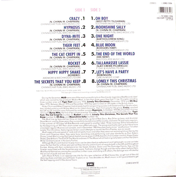 Mud - Let's Have A Party - The Best Of Mud (LP, Comp)