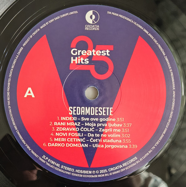 Various - 25 Greatest Hits - Sedamdesete (2xLP, Comp)