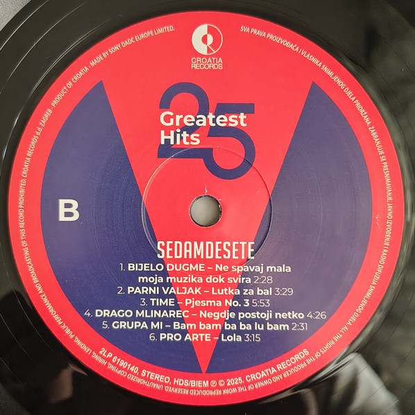 Various - 25 Greatest Hits - Sedamdesete (2xLP, Comp)