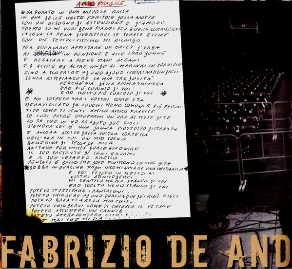 Fabrizio De André & PFM* - Fabrizio De André & PFM In Concerto (2xCD, Comp, RM, Dig)