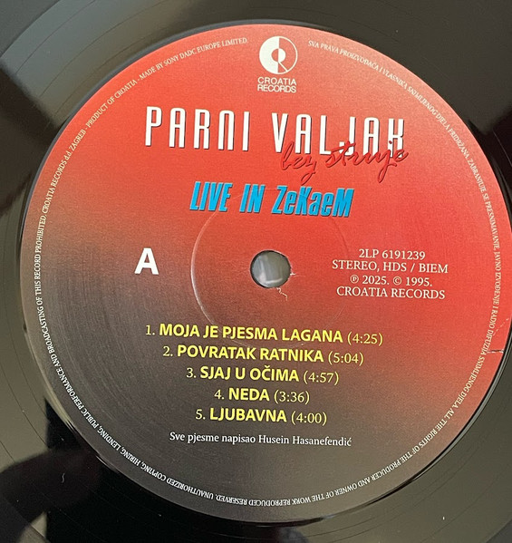 Parni Valjak - Bez Struje - Live In ZeKaeM (2xLP, Comp, RM)