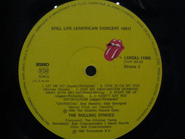 The Rolling Stones - Still Life (American Concert 1981) (LP, Album)