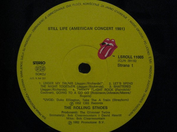 The Rolling Stones - Still Life (American Concert 1981) (LP, Album)
