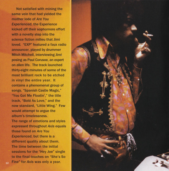 The Jimi Hendrix Experience - Axis: Bold As Love (CD, Album, RE, RM)
