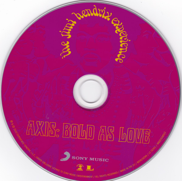 The Jimi Hendrix Experience - Axis: Bold As Love (CD, Album, RE, RM)