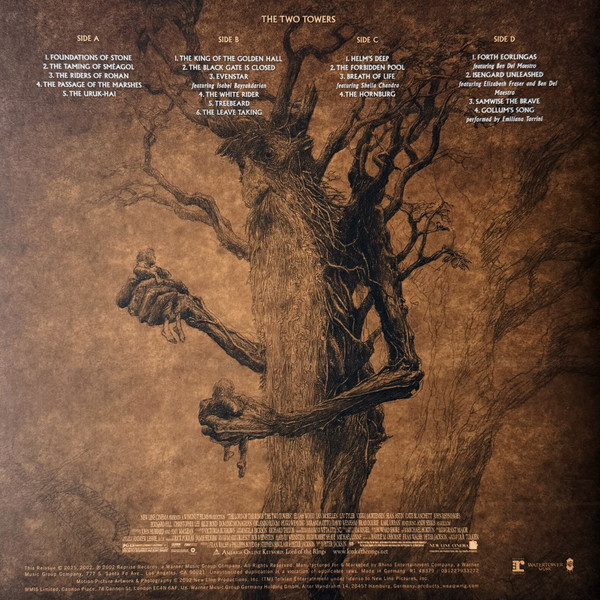 Howard Shore - The Lord Of The Rings: The Two Towers (Original Motion Picture Soundtrack) (2xLP, Album, RE)