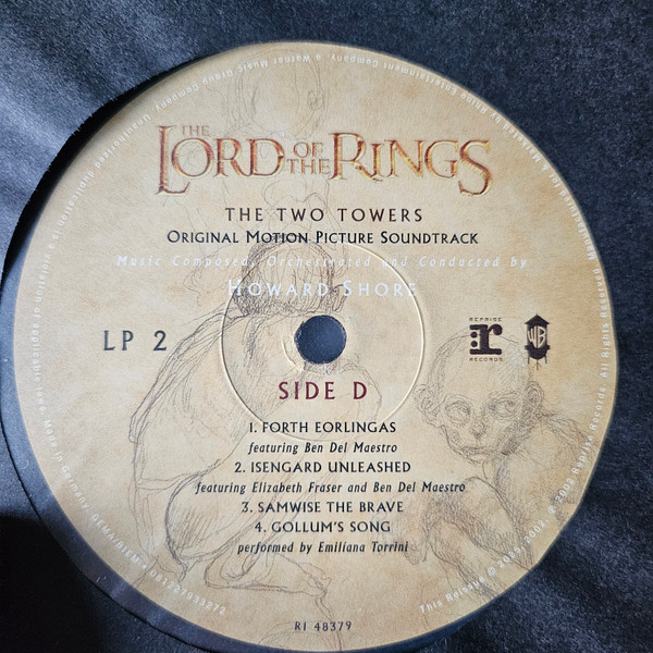 Howard Shore - The Lord Of The Rings: The Two Towers (Original Motion Picture Soundtrack) (2xLP, Album, RE)
