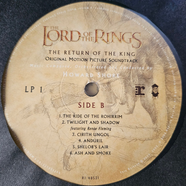 Howard Shore - The Lord Of The Rings: The Return Of The King (Original Motion Picture Soundtrack) (2xLP, Album, Ltd, RE)