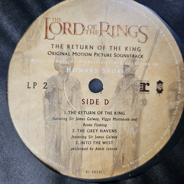 Howard Shore - The Lord Of The Rings: The Return Of The King (Original Motion Picture Soundtrack) (2xLP, Album, Ltd, RE)