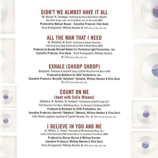Whitney* - The Greatest Hits (2xCD, Comp, Fat)
