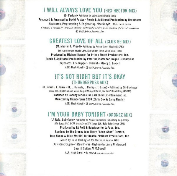 Whitney* - The Greatest Hits (2xCD, Comp, Fat)