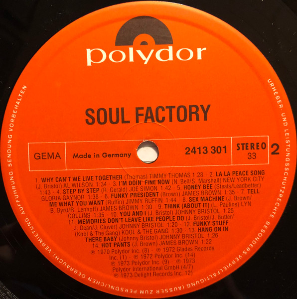 Various - Soul Factory (LP, Comp)