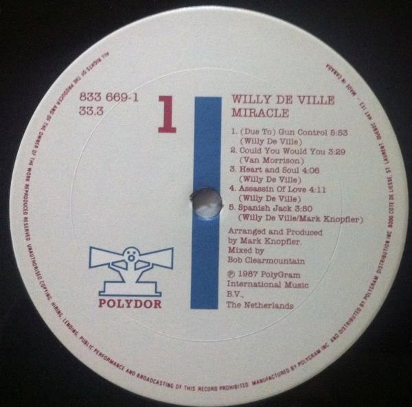 Willy DeVille - Miracle (LP)