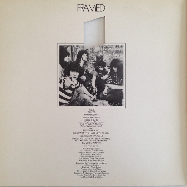 The Sensational Alex Harvey Band - Framed (LP, Album, M/Print, RP, Gat)