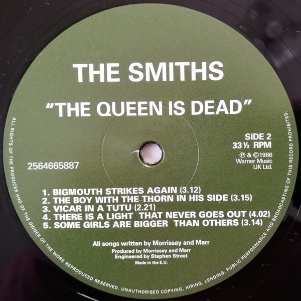 The Smiths - The Queen Is Dead (LP, Album, RE, Gat)