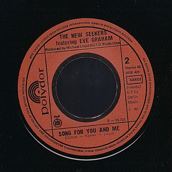 The New Seekers Featuring Lyn Paul Featuring Eve Graham - You Won't Find Another Fool Like Me (7