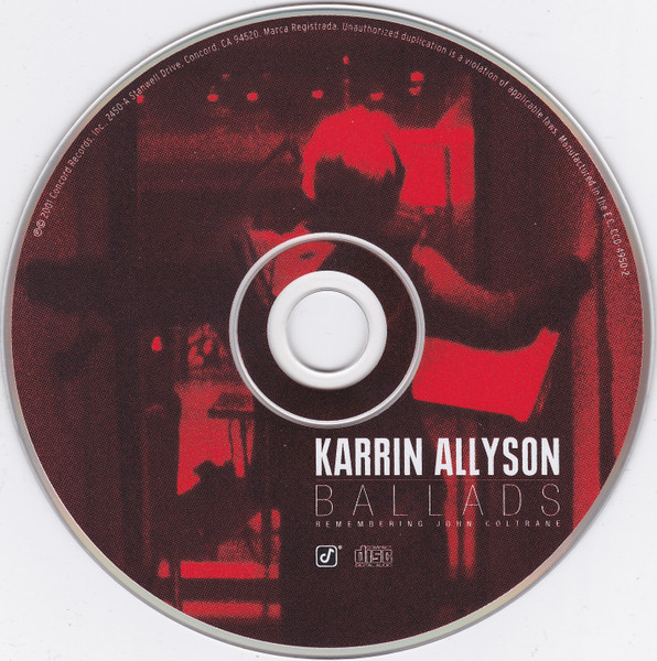 Karrin Allyson - Ballads: Remembering John Coltrane (CD, Album, Dig)