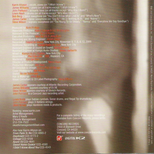 Karrin Allyson - Ballads: Remembering John Coltrane (CD, Album, Dig)