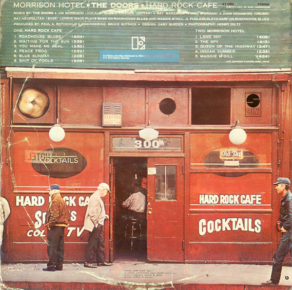 The Doors - Morrison Hotel (LP, Album, RE, Gat)