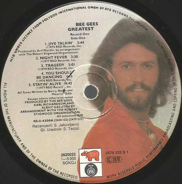 Bee Gees - Greatest (2xLP, Comp)