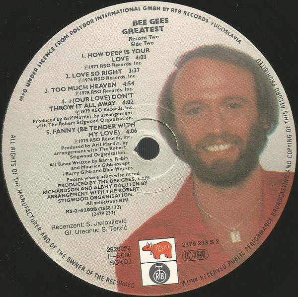 Bee Gees - Greatest (2xLP, Comp)
