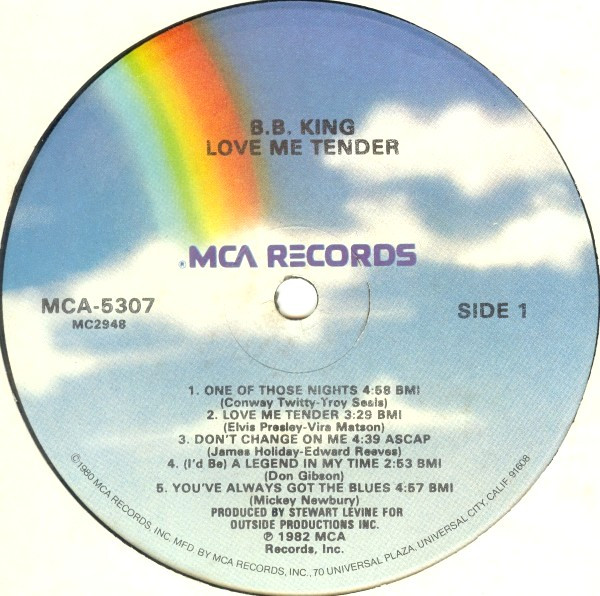 B.B. King - Love Me Tender (LP, Album)