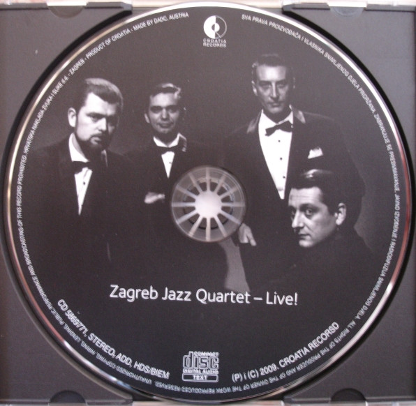 Zagreb Jazz Quartet* - Live! (CD, Album)