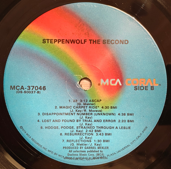 Steppenwolf - The Second (LP, Album, RE, Glo)