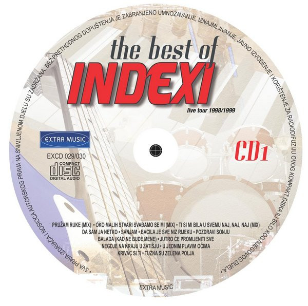 Indexi - The Best Of Indexi: Live Tour 1998/1999 (2xCD, Album)
