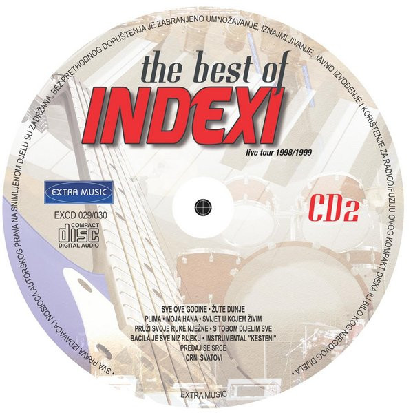 Indexi - The Best Of Indexi: Live Tour 1998/1999 (2xCD, Album)