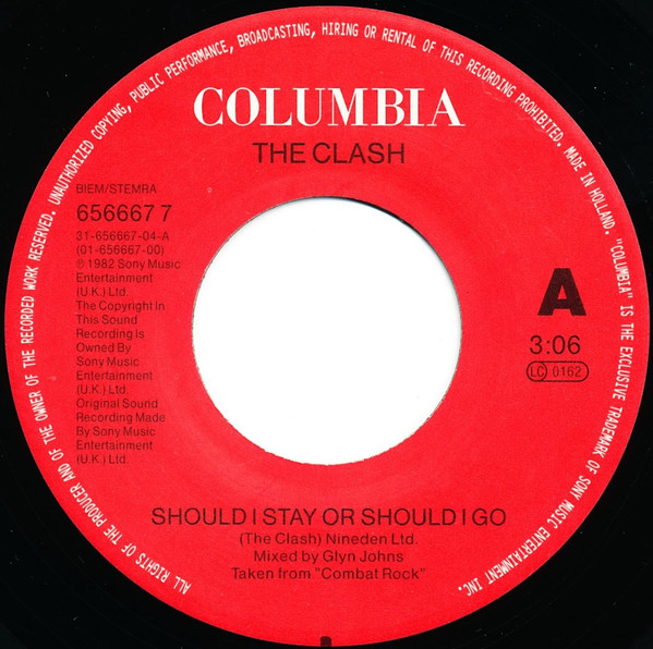 The Clash / BAD II* - Should I Stay Or Should I Go / Rush (7