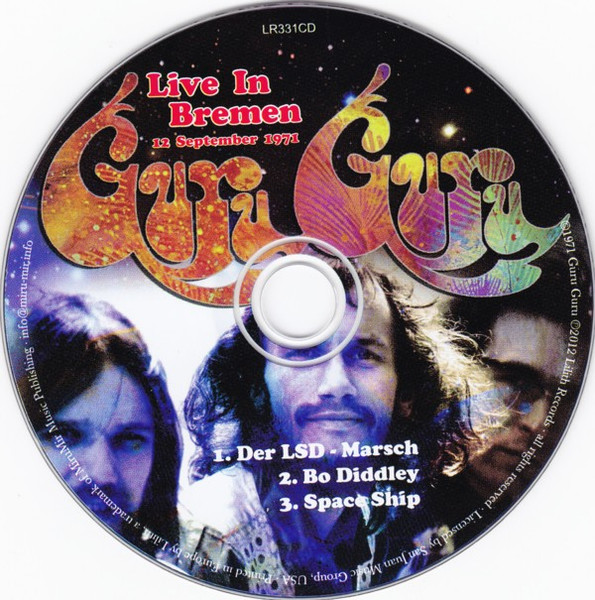 Guru Guru - Live In Bremen, 12 September 1971 (LP, Album + CD, Album)