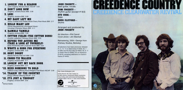 Creedence Clearwater Revival - Creedence Country (CD, Comp, RE, RM)