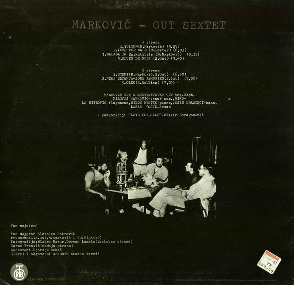 Marković-Gut Sextet* - Marković-Gut Sextet (LP, Album)