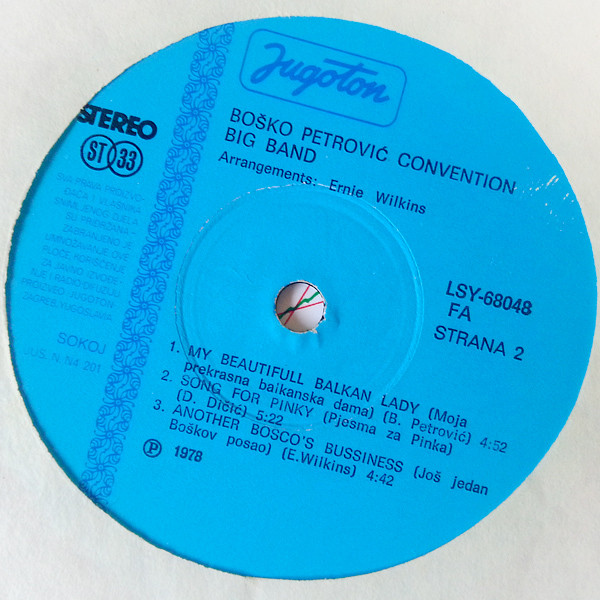 Boško Petrović Convention Big Band* - Green Lobster Dream (LP, Album, Gat)