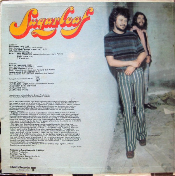 Sugarloaf - Sugarloaf (LP, Album, Kee)