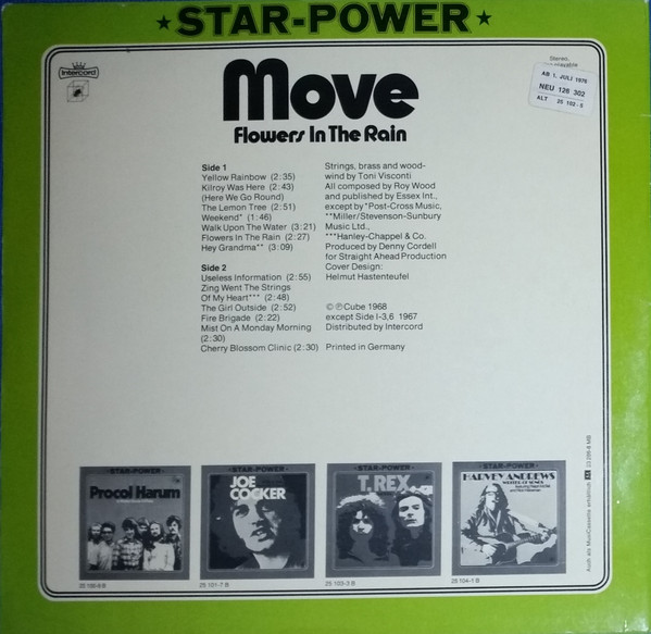 Move* - Flowers In The Rain (LP, Album, RE)