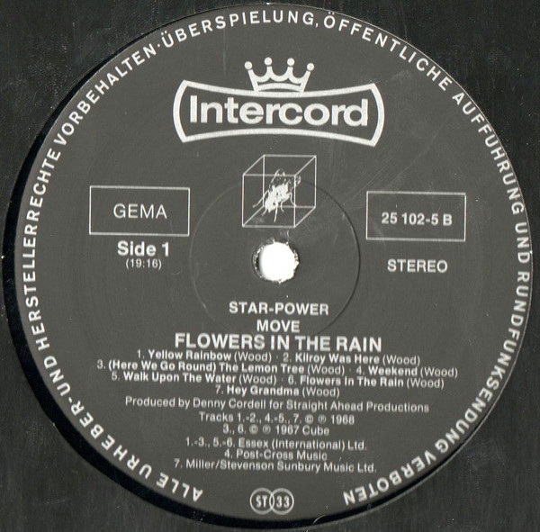 Move* - Flowers In The Rain (LP, Album, RE)