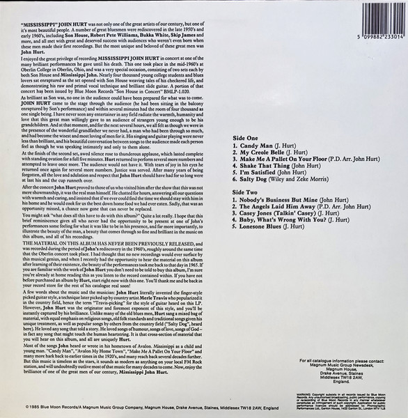 Mississippi John Hurt - Shake That Thing (LP, Album)