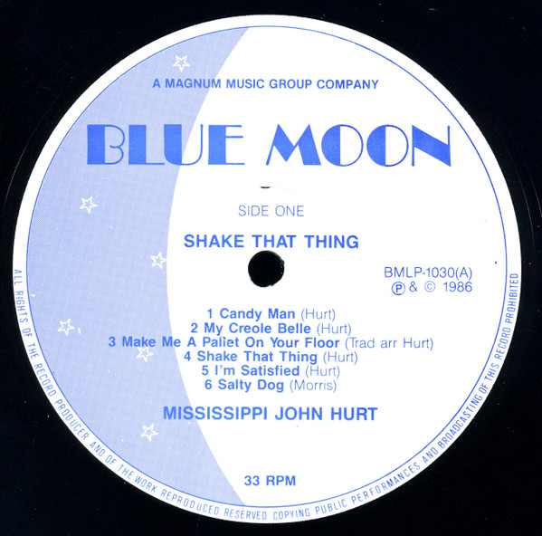 Mississippi John Hurt - Shake That Thing (LP, Album)