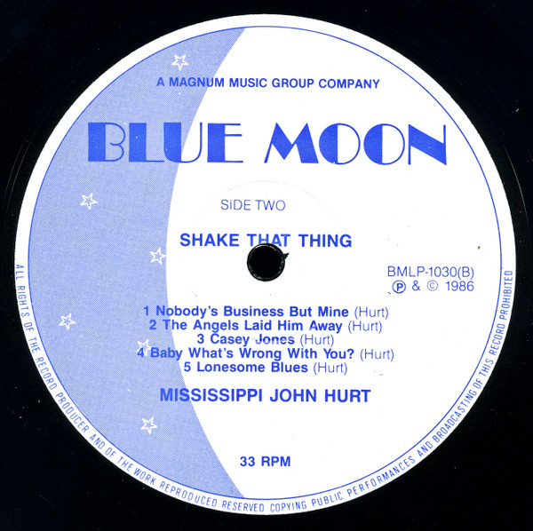 Mississippi John Hurt - Shake That Thing (LP, Album)
