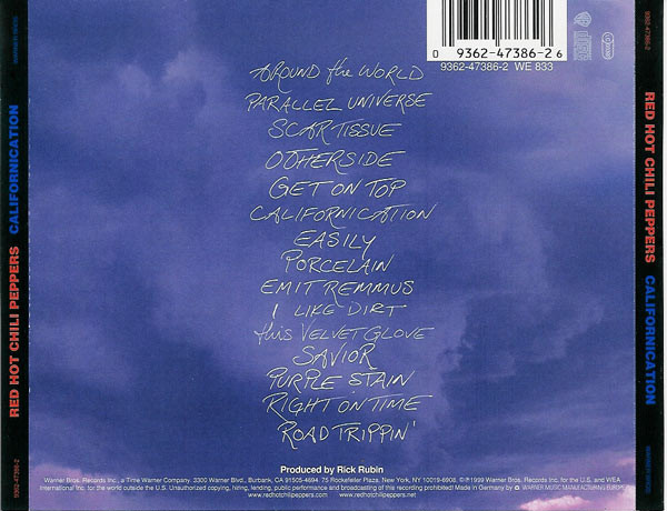 Red Hot Chili Peppers - Californication (CD, Album)