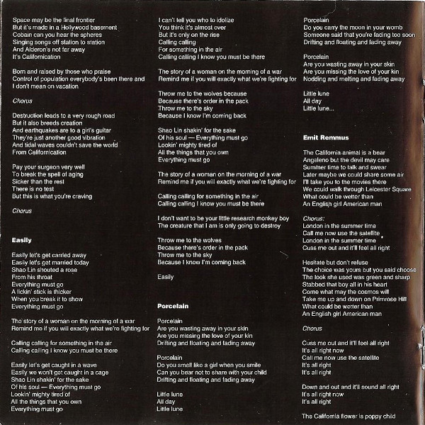 Red Hot Chili Peppers - Californication (CD, Album)