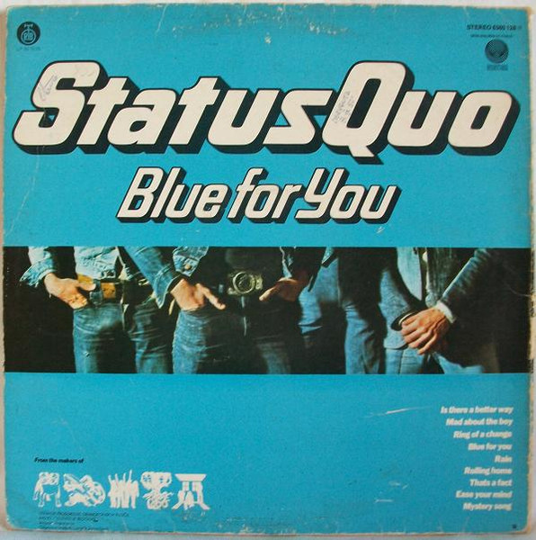 Status Quo - Blue For You (LP, Album, RE)
